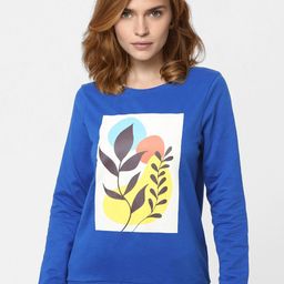 Vero Moda Women Blue Printed Sweatshirt-image-66