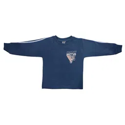 Zoom Minimondo Kids Blue Graphic Printed Fleece Sweatshirt-image-77