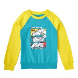 Cub McPaws Boys Blue Cotton Printed Sweatshirt-image-52