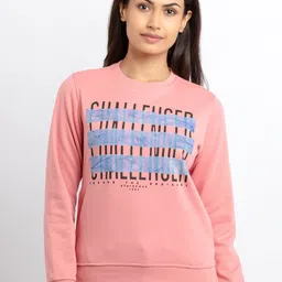 Status Quo Women Pink Printed Sweatshirt-image-28
