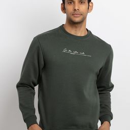 Status Quo Men Green Sweatshirt-image-65