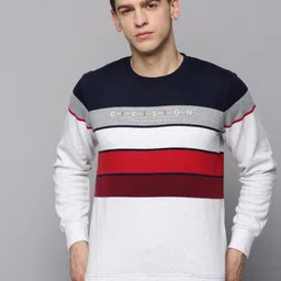 SHOWOFF Men Striped Sweatshirt-image-53