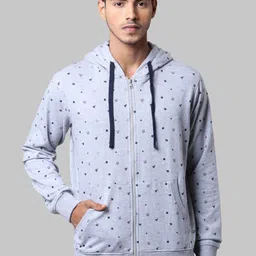 Parx Men Grey Printed Sweatshirt-image-30