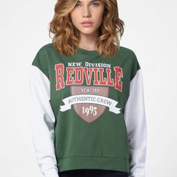 ONLY Women Printed ONLWEST LS SWEAT JRS I Sweatshirt-image-3