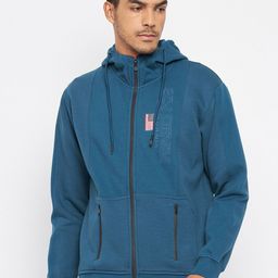Duke Men Blue Fleece Hooded Sweatshirt-image-37