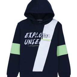 Status Quo Boys Navy Blue Printed Sweatshirt-image-72