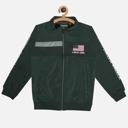Octave Boys Green Printed Sweatshirt-image-60