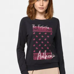 Vero Moda Women Black Printed Sweatshirt-picture-29