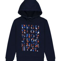 Status Quo Boys Navy Blue Printed Sweatshirt-image-73