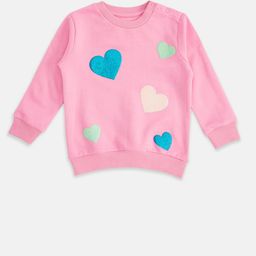 Pantaloons Baby Girls Pink Printed Sweatshirt-picture-49