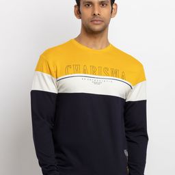 Status Quo Men Colourblocked Sweatshirt-image-5