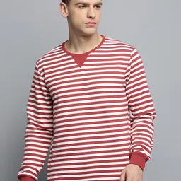 SHOWOFF Striped Knitted Cotton Sweatshirt-picture-39