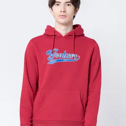 Red Tape Men Red Printed Hooded Sweatshirt-image-59