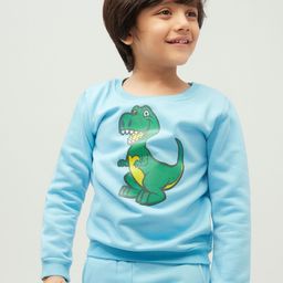 Frangipani Boys Blue Printed Sweatshirt-image-107