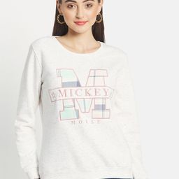 METTLE Women White Printed Sweatshirt-image-99