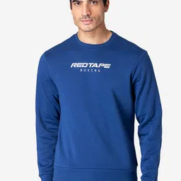 Red Tape Men Blue Sweatshirt-picture-3