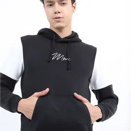 KETCH Men Black Hooded Long Sleeve Sweatshirt-image-18