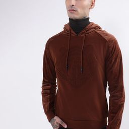 Antony Morato Men Rust Brown Hooded Sweatshirt-image-56
