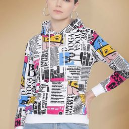 The Dry State Women Multicoloured Printed Hooded Sweatshirt-image-27