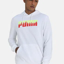 Puma Men White Printed Ms Hoodie II-image-99
