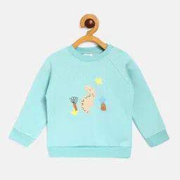 MINI KLUB Boys Blue Printed Sweatshirt-image-18