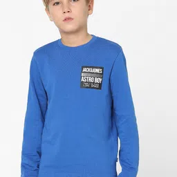 Jack & Jones Junior Boys Blue Sweatshirt-picture-14