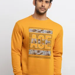 Status Quo Men Plus Size Graphic Printed Cotton Sweatshirt-image-93
