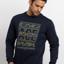 Status Quo Men Navy Blue Printed Sweatshirt-image-63