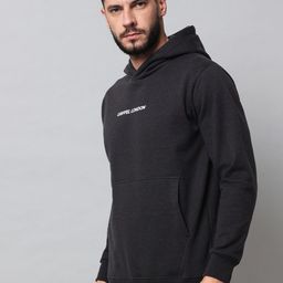 GRIFFEL Men Peach-Coloured Printed Sweatshirt image 2