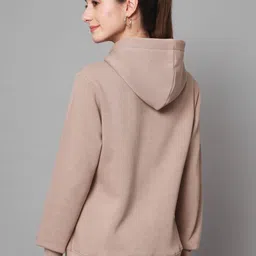 GRIFFEL Women Printed Hooded Sweatshirt image 3