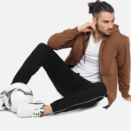 GRIFFEL Men Long Sleeves Front-Open Sweatshirt image 3