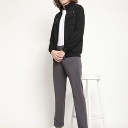 Octave Mock Collar Front-Open Sweatshirt image 3