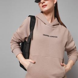 GRIFFEL Women Printed Hooded Sweatshirt image 4
