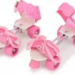 Skating Basics Adjustable Roller Skates 4 Wheel Skating Shoes for Kids Best Gift In-line Skates - Size 16-23 UK-image-5
