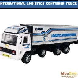 6 WHEELER INTERNATIONAL LOGISTICS CONTAINER TRUCK Pull Back Action Toy For Kids-picture-11