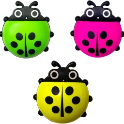 thekiteco. Ladybug Wall Mount Mobile Holder Wall Mount Phone with charging port - Pack of 3 Mobile Holder-1
