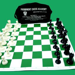 17'' X 17'' Vinyl Tournament Chess Set with Carry Bag Strategy & War Board Game-image-48