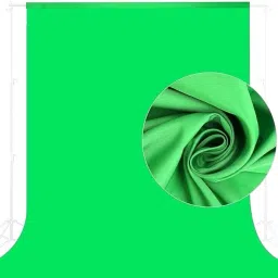 SNAPCLICK 8x9FT GREEN SCREEN BACKGROUND FOR YOUTUBE, ZOOM, DECORATION, CHROMAKEY, BACKDROP Reflector-image-44