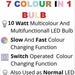 nightstar 10 W Basic Round B22 LED Bulb image 2