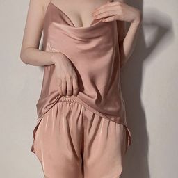 LULU & SKY Sleeveless Satin Night Suit-picture-32