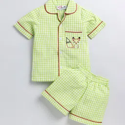 BAESD Girls Checked Night suit-picture-47