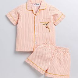 BAESD Girls Striped Night suit-image-97