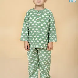 BAESD Boys Pack Of 2 Conversational Printed Pure Cotton Night Suits-picture-15