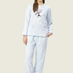 LILL Women Graphic Printed Night Suit With Eye Mask-image-87