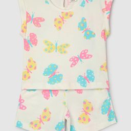 max Girls Conversational Printed Pure Cotton Night Suit-image-33