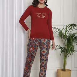 Boston Club Typography Printed Night Suit-picture-48