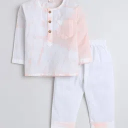 BAESD Girls Tie and Dye Shirt With Pyjamas-image-81
