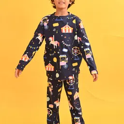 Anthrilo Boys Graphic Printed Night Suit-30