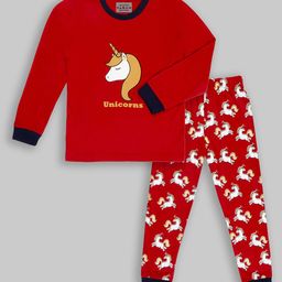 BAESD Kids Graphic Printed Pure Cotton Night suit-89