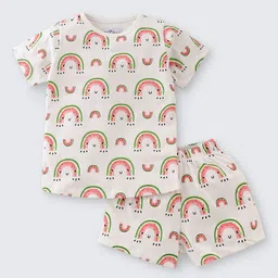 Nite Flite Girls Conversational Printed Pure Cotton Night suit-image-61
